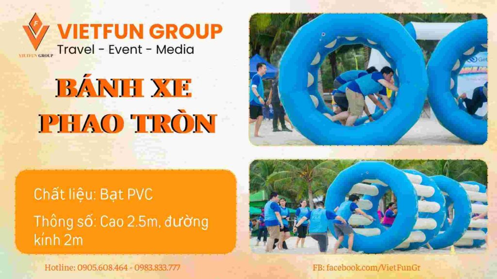 Dịch vụ cho thuê game tool và thiết bị chương trình teambuilding của VietFun Group