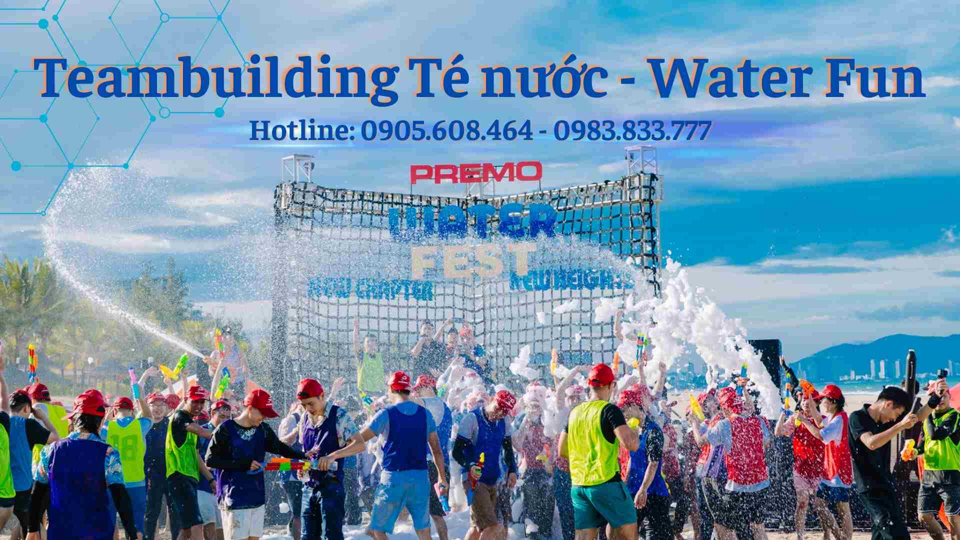 WaterFun – Loại hình Teambuilding mới cho Doanh nghiệp (Teambuilding té nước)