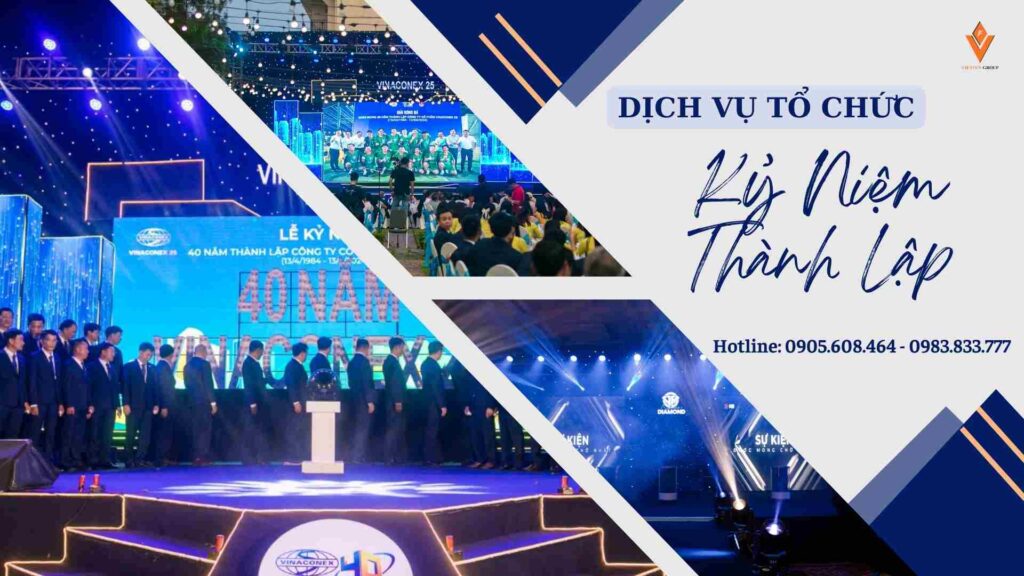 Dịch Vụ Tổ Chức Lễ Kỷ Niệm Thành Lập Công Ty tại VietFun Group